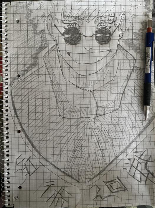 jjk satoru gojo sensei fan art